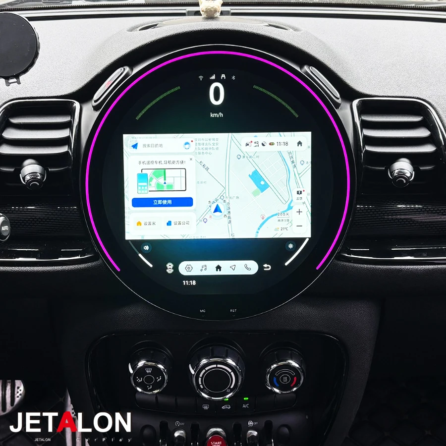 11.7Inch GPS Navi Multimedia Stereo Radio Player For BMW Mini F54 2016‑2023 Wireless CarPlay Android 15 4G Bluetooth Head Unit