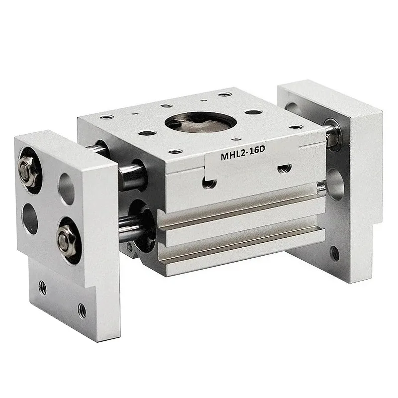 Wide finger cylinder parallel opening and closing claw
