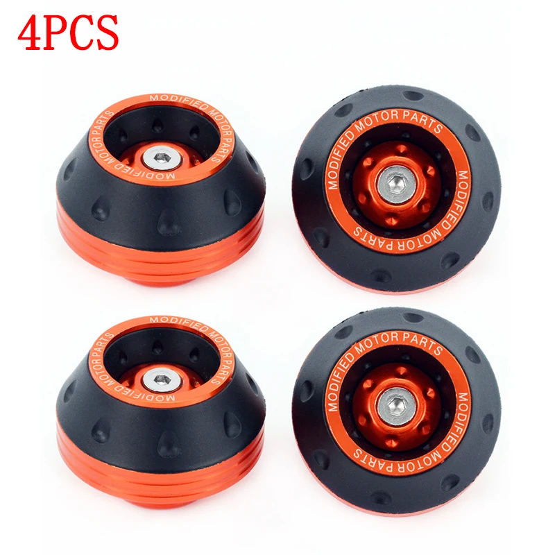 4PCS Universal Motorrad Rad Schutz Crash Tassen Bunte Motorrad Crash-schutz Motocross Dämpfung Tassen Moto Zubehör