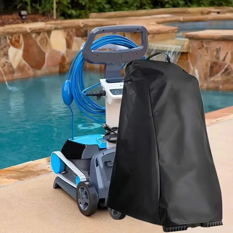 

Heavy-Duty Oxford Fabric Pool Decontamination & Drainage Machine Cover，Drawstring Closure, Fits Robotic Pool Cleaners