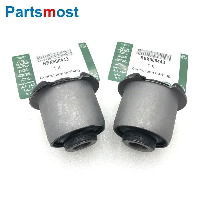 2PCS UPPER CONTROL ARM BUSHINGS OF FRONT SUSPENSION FOR LAND ROVER RANGE ROVER SPORT 05-13 DISCOVERY LR3 LR4 RBX500443 LR051625