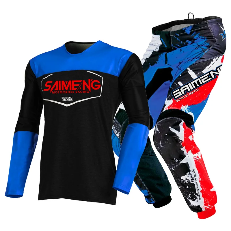 Youth Jersey Pant Combo for Kids MX Motocross Gear Set Children Racing Suit Off-road MTB 5 6 7 8 9 10 11 12 13 14 15 years old