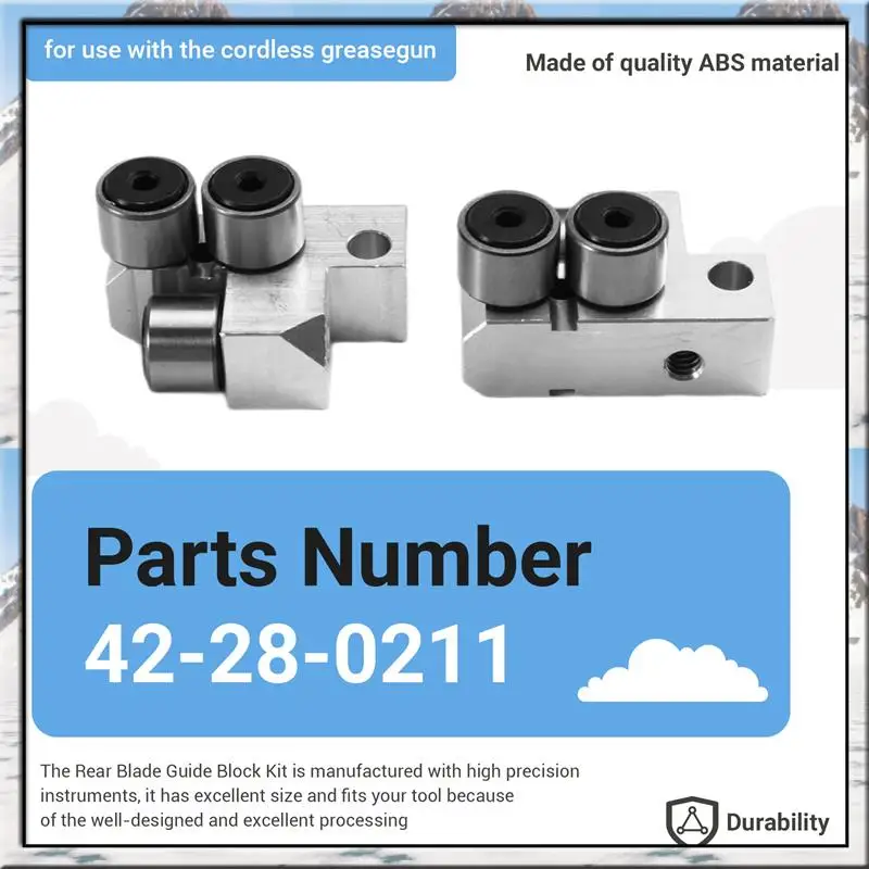 AA46 42-28-0211 Bandsaw Front Rear Blade Guide Block Kit Rear Blade Guide/Bearing Assembly