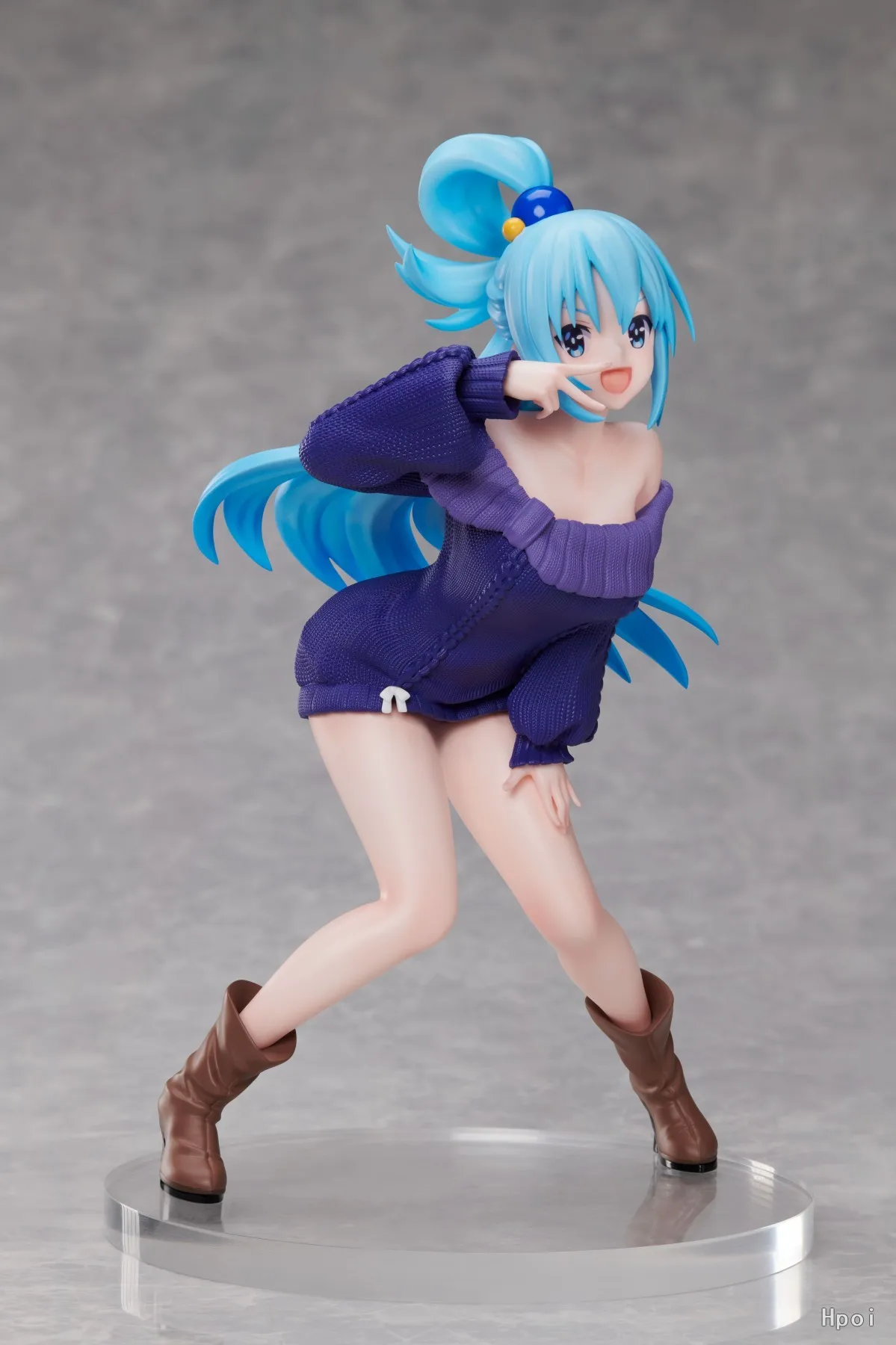 Original ElCOCO God's Blessing on This Wonderful World Megumin Aqua PVC Ornament Collection Model Anime Gift Figures Toys