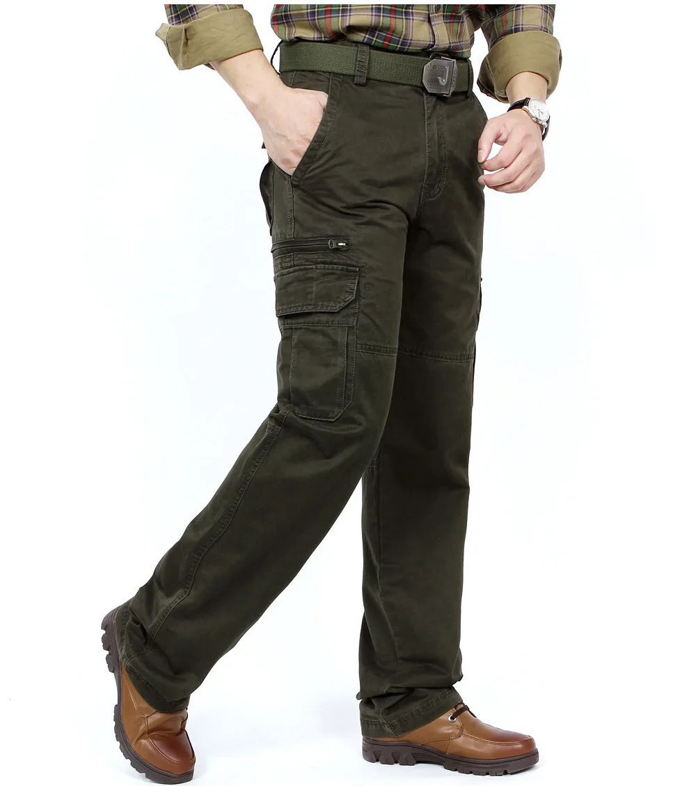 Casual Pants Outdoor Men Trousers Hiking Set Cargo Tactical Men's Work Wear Trainning & Exercise Suit Military Clothing Man Golf