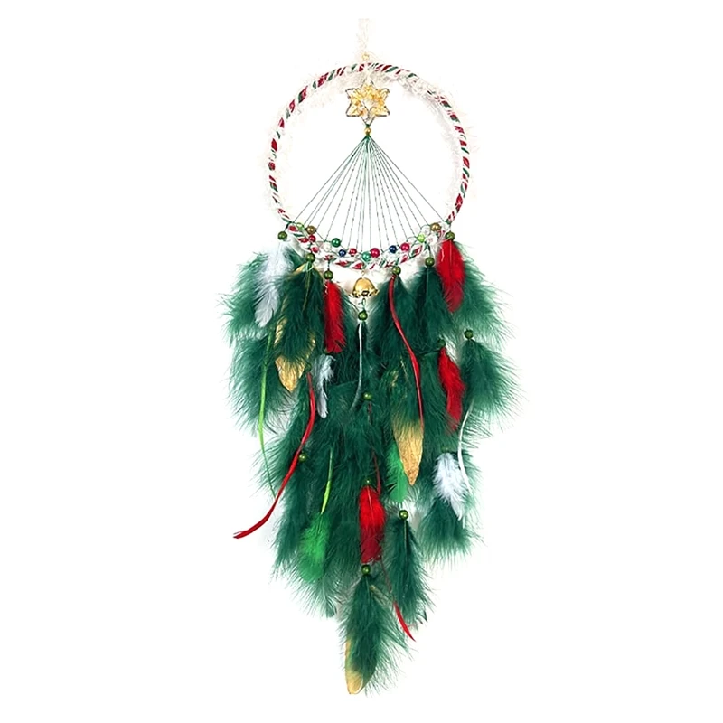 1 SET Stars Dream Catcher With Lights Handmade Dreamcatcher Hanging Decoration Home Wall Decoration Craft Ornament