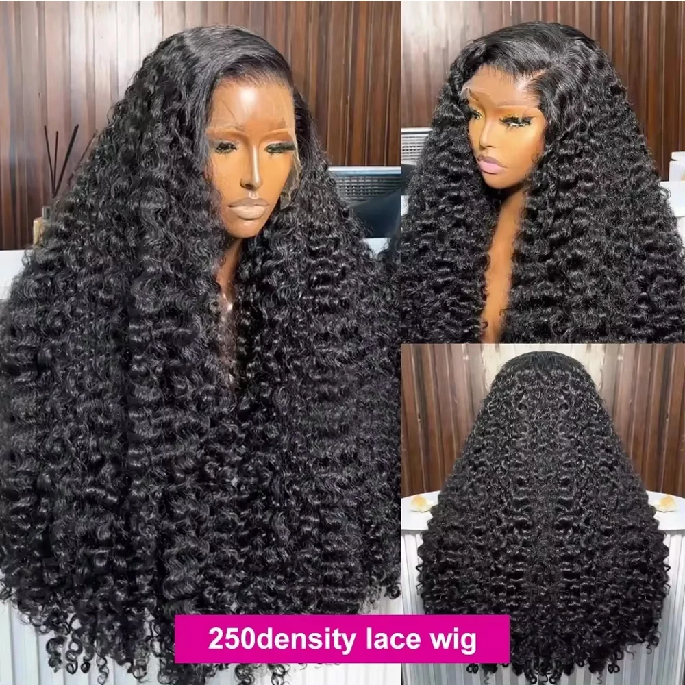 

250% Density 30 Inch Deep Wave 13x6 HD Lace Front Human Hair Wig Loose Water Curly 13x4 Lace Frontal Wig Human Hair For Women