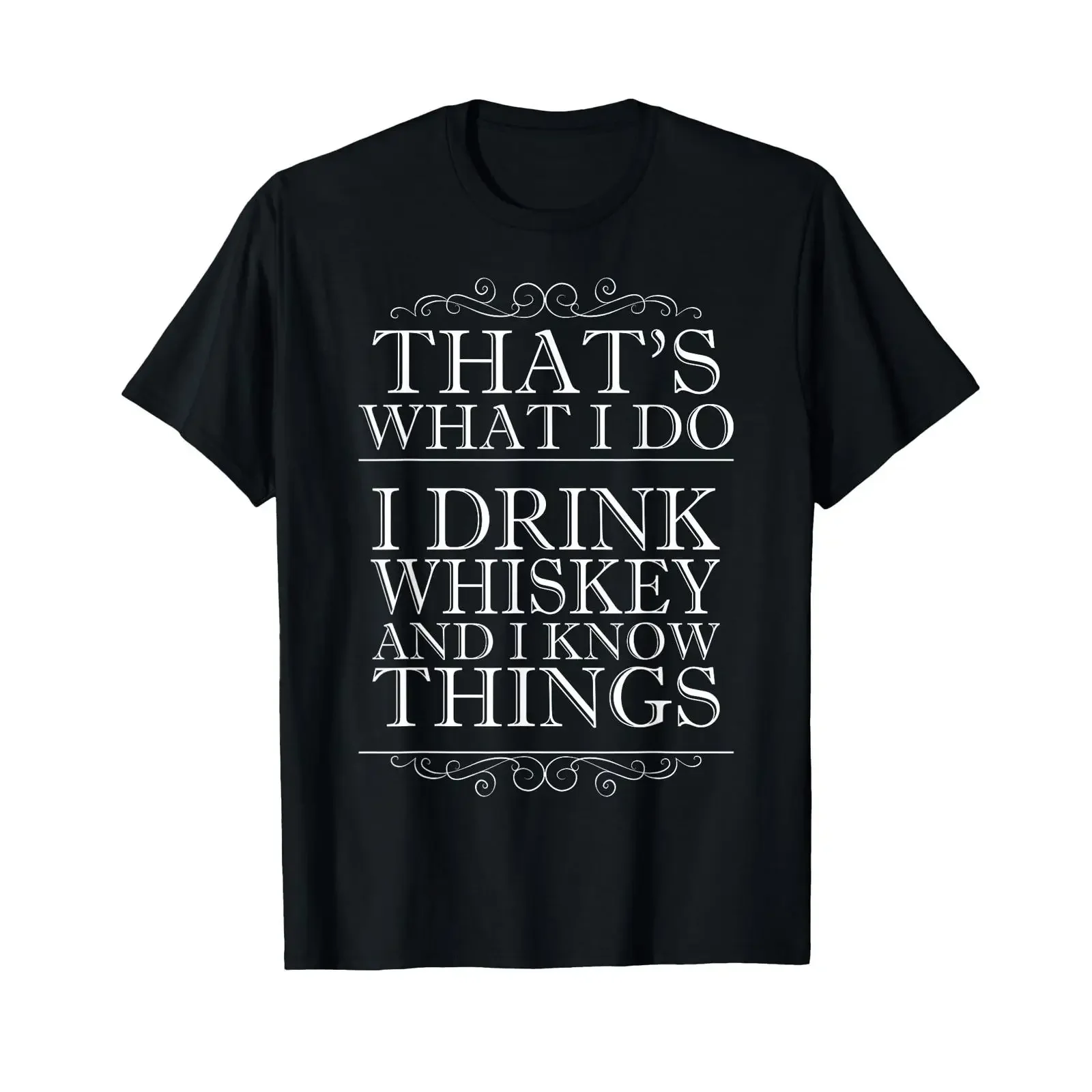 C'est ce que je fais : je bois du whisky et je sais des choses - T-shirt vintage délavé, doux, élégant, confortable, graphique, légèrement polyvalent