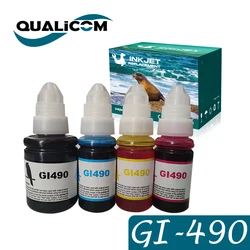 4-Pack GI190 GI290 GI490 GI790 GI890 GI990 GI71 GI81 Compatible Dye Ink Refill Replacement for Canon PIXMA Printer