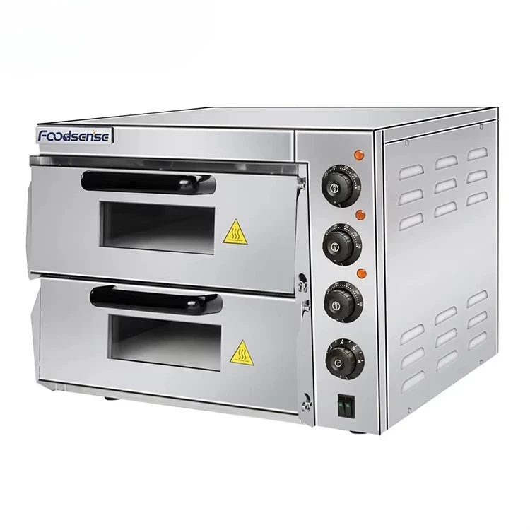 Best Quality Safety Commercial Pizza Oven Double Layer Electric Baking Pizza Oven Bakery Pizza Oven Snack Machines