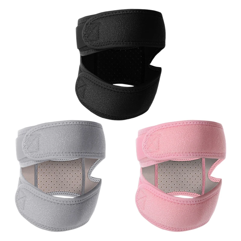 1pc Sports Kneepad Patellar Knee Patella Tendon Support Strap Brace Pad Protector Open Knee Wrap Band Fitness Protective Gear