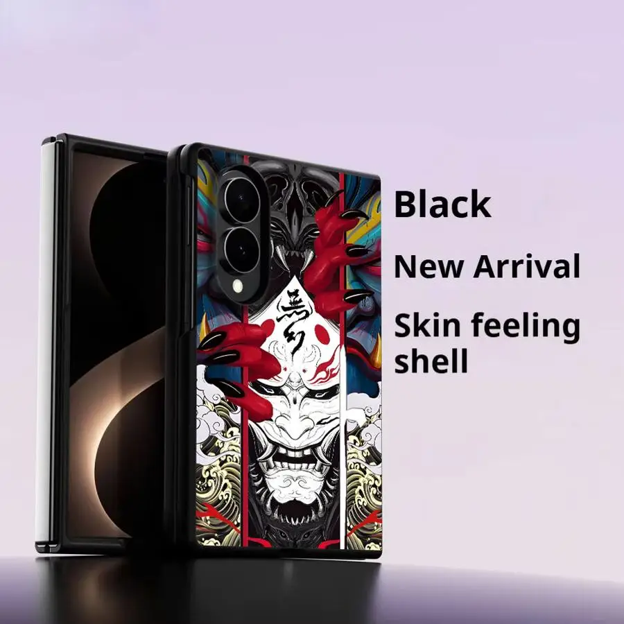 Ghost Mask Pattern Arts Case for Samsung Galaxy Z Fold 8 ZFold Wide ZFold8 Z Fold8 Wide Luxury Phone Cover
