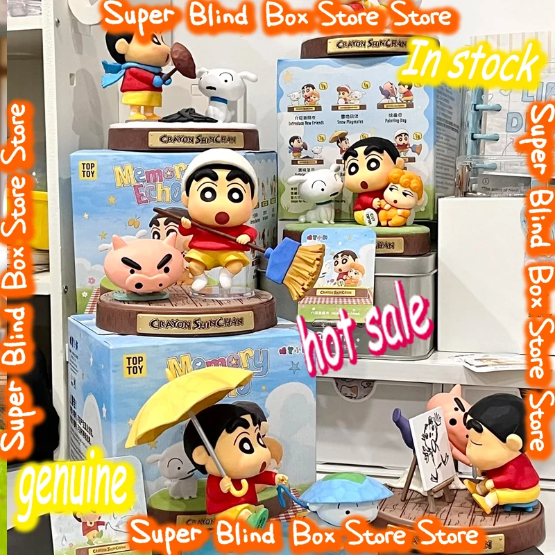 

Crayon Shin-Chan Memory Echo Series Mystery Blind Box Collectible Figure Desktop Ornament Birthday Gift For Anime Fans Genuine