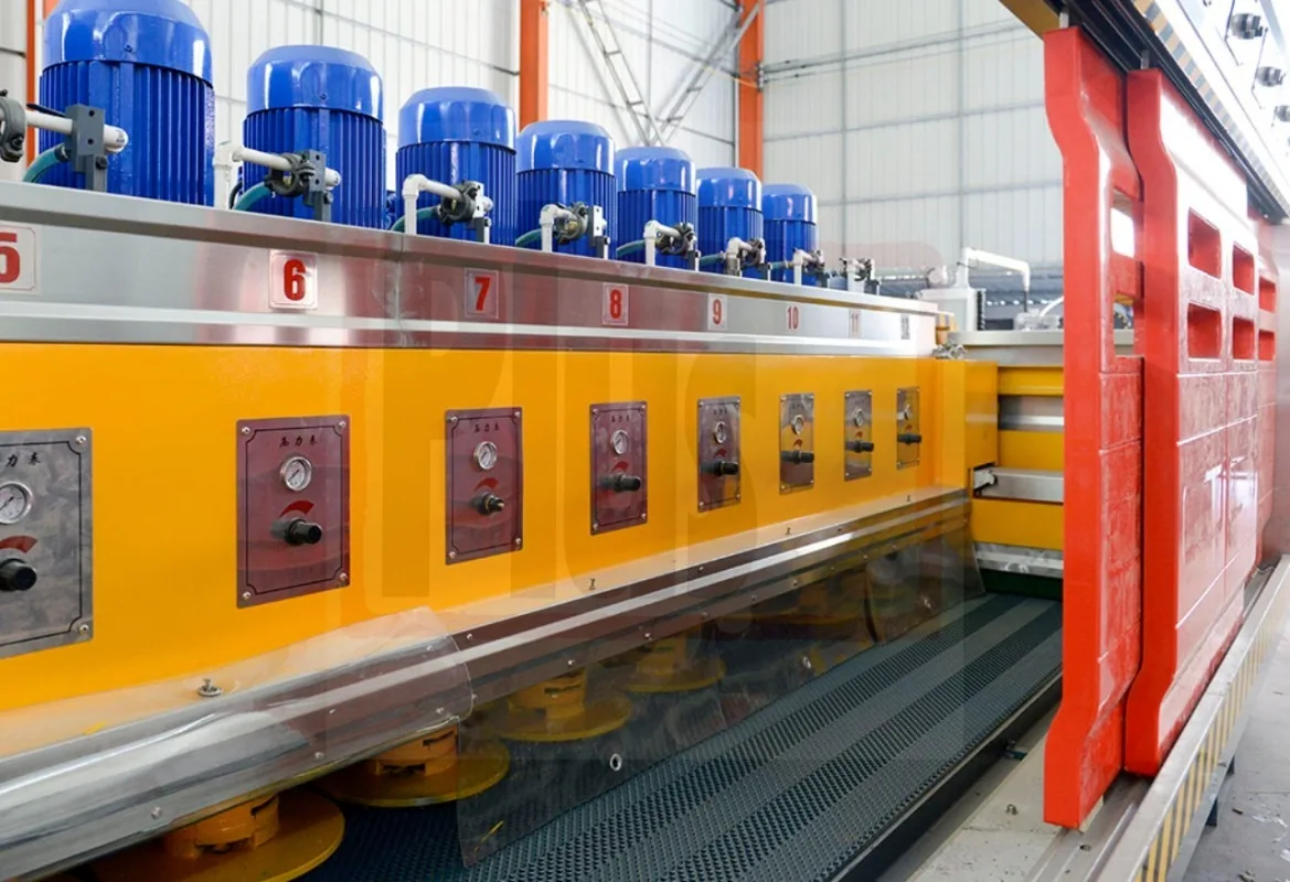 2026 PMG Automatic Hot Sale Marble Granite Floor Tile Cutter High Speed Stone Polishing Machine / Granite Auto Polish Machine