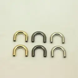 5pcs 10x16mm Metal Bag Arch Bridge D Ring Buckles for Handbag Wallet Clips Clasp DIY Decoration Hardware Accessories