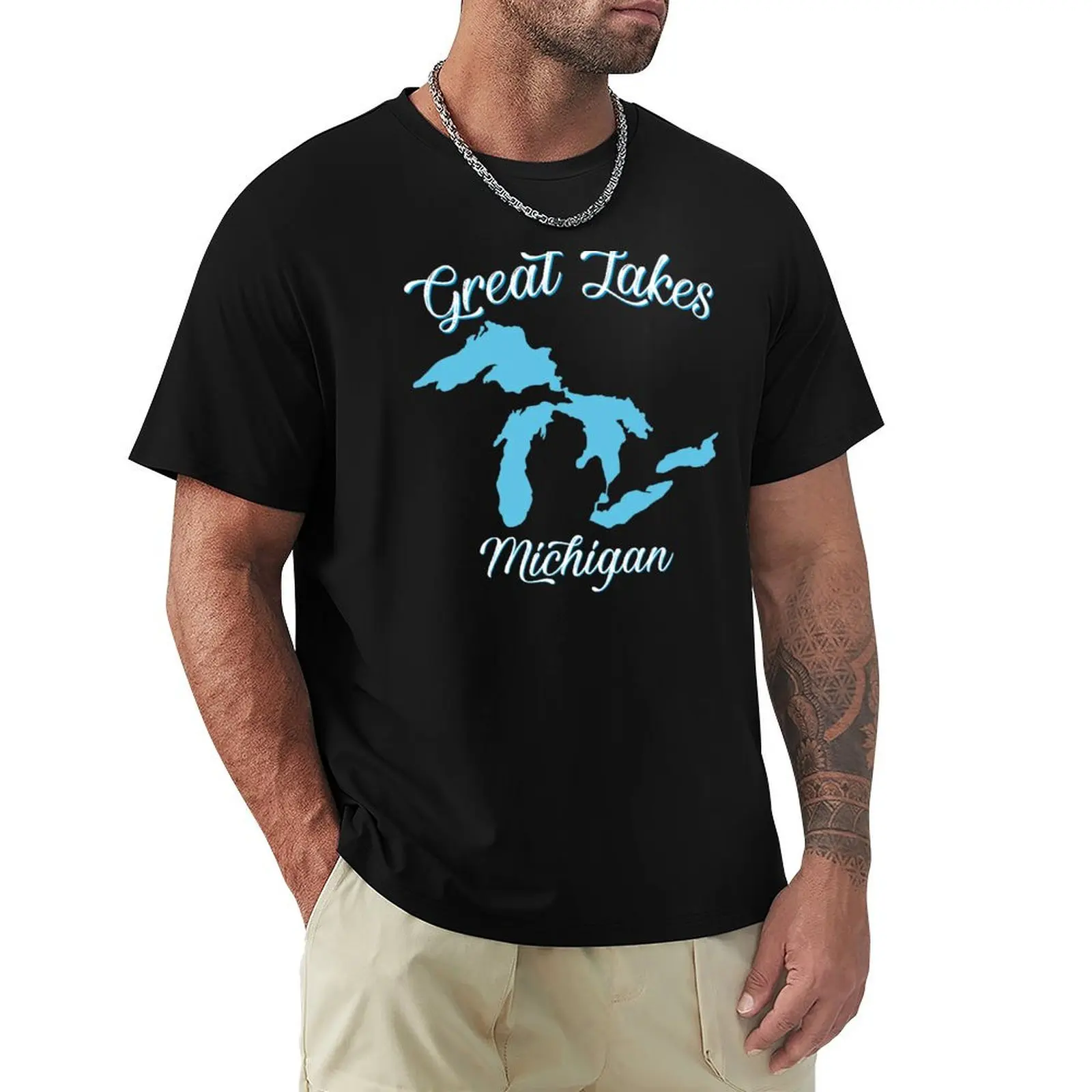 

Michigan Great Lakes Lover Gift T-Shirt anime shirt Personalized t-shirt gifts for boyfriend mens fashion