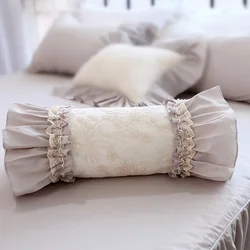 Lace Ruffle Cushion Covers Home Decor Bedding Pillow Cover Bed Pillows Candy Cushion Princess Lumbar Pillow Sofa Throw Pillows