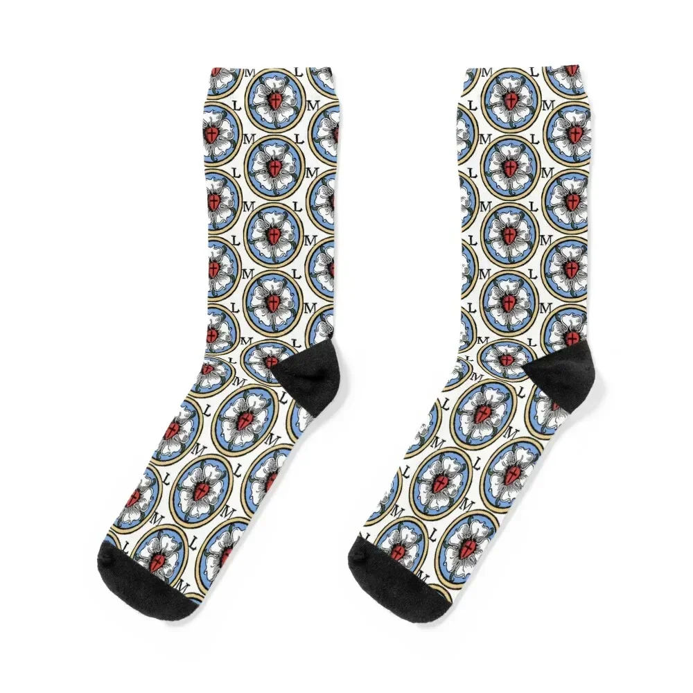 

Luther’s rose seal Socks christmas stocking christmas gifts valentine gift ideas halloween Boy Child Socks Women's