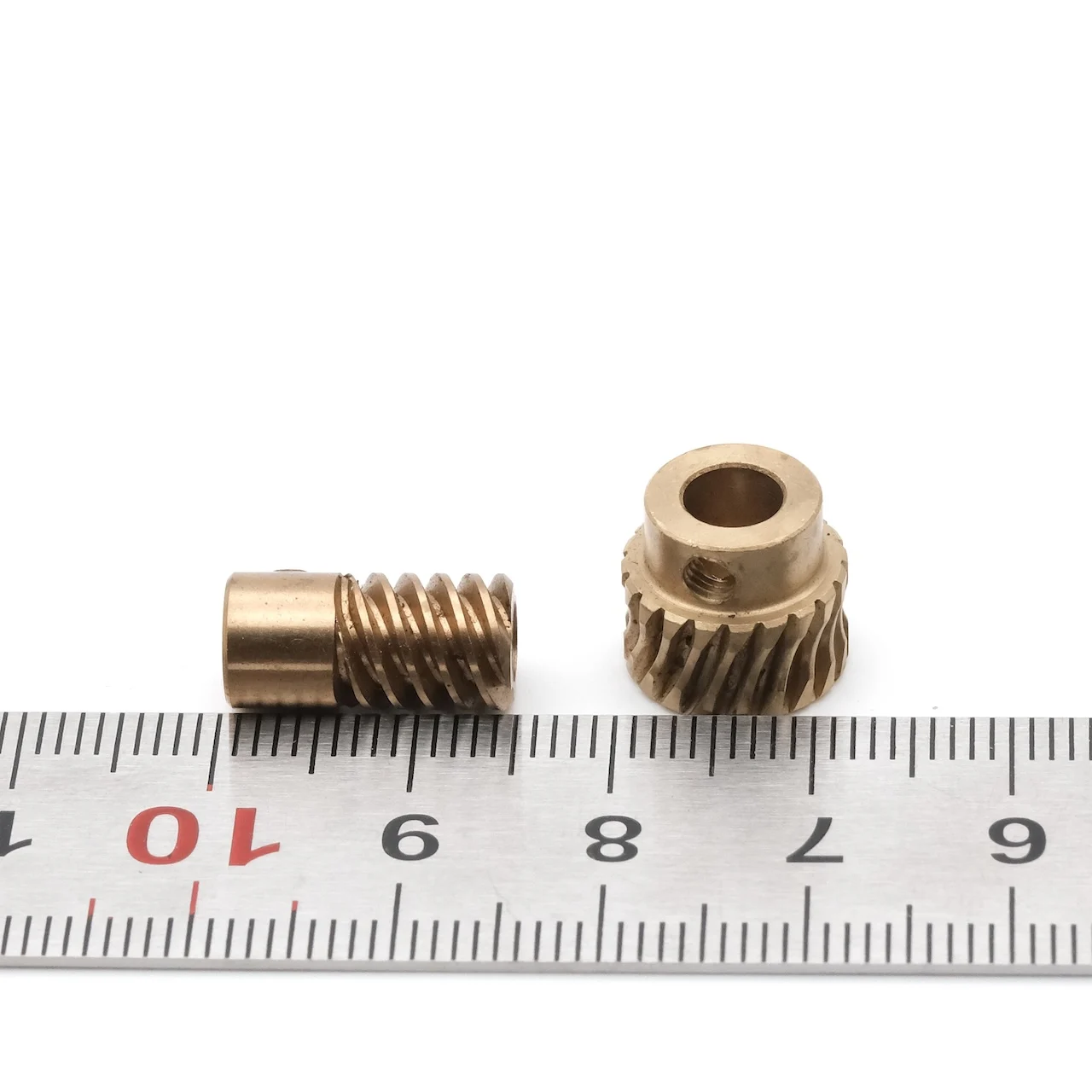 1:5 Micro Worm Gear 0.5M 20T Reduction Copper Metal Wheel Parts