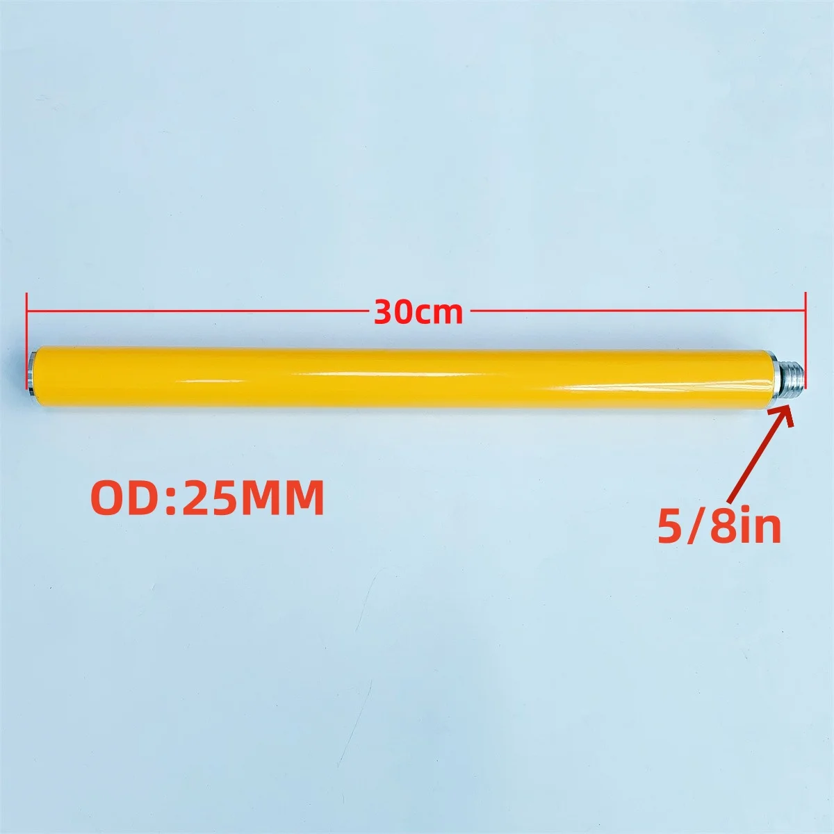 GPS yellow extension pole Extension rod OD 25mm Leveling accessories Extension rod for Trimble Topcon Leica