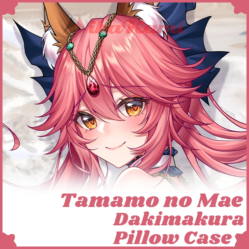 Tamamo No Mae Dakimakura Fate Grand Order FGO Pillow Case Hugging Cushion Cover Otaku Full Body Pillowcase Home Bedding Decor