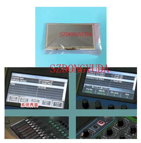 New Lcd Screen With Digitizer Touch Panel  For Soundcraft Si Compact16 Compact24 Digital Mixing Console