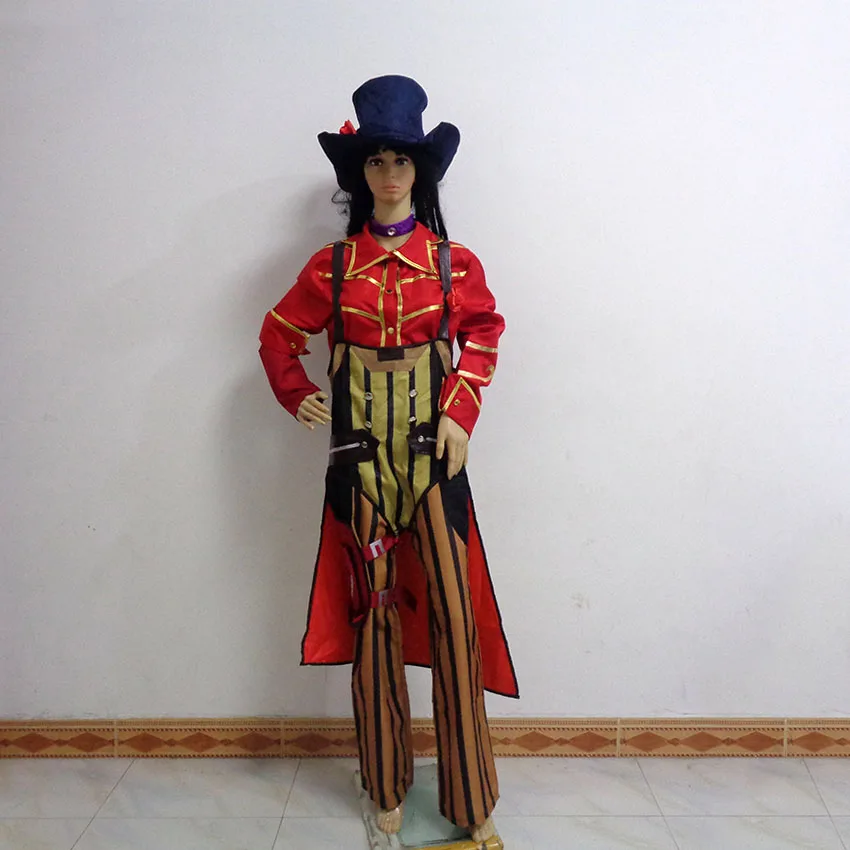 

OW Elizabeth Caledonia Ashe Gangster Skin Cosplay Costume Halloween Customize Any Size