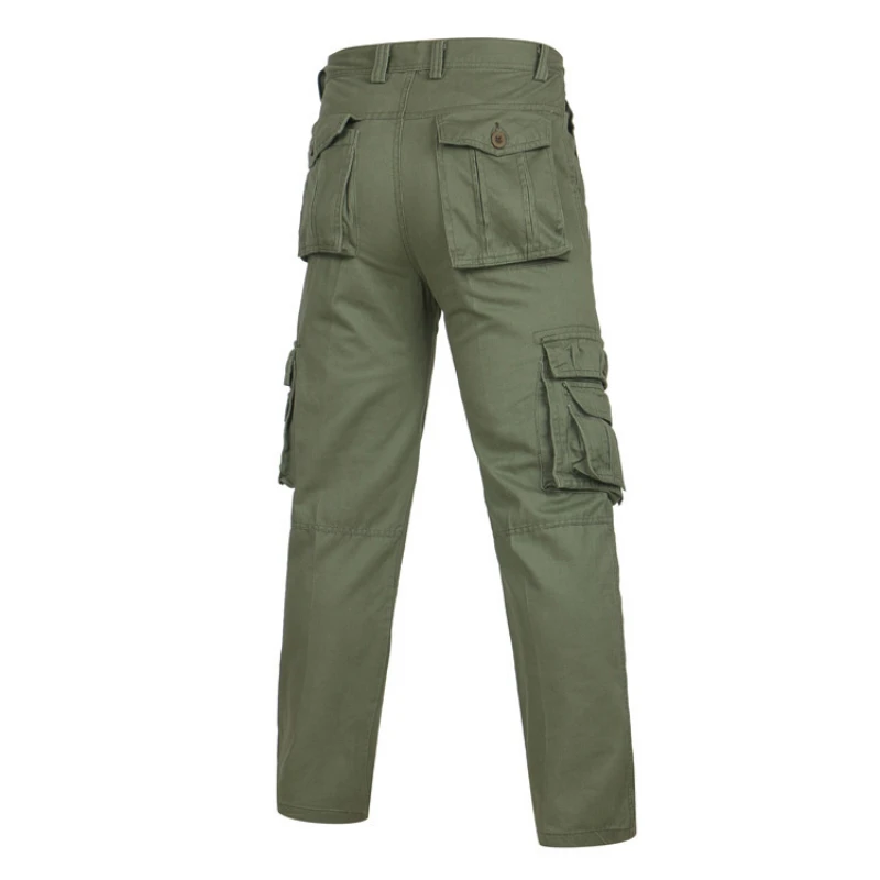 2022 herbst Winter Casual Cargo Hose Große Größe Männer Kleidung Freies Verschiffen Viele Tasche Overalls Reine Baumwolle Hosen