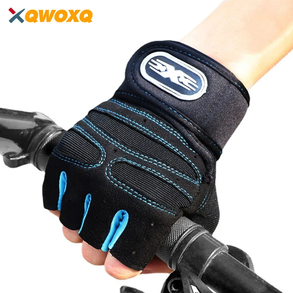 

1Pair Weight Lifting Gym Workout Gloves with Wrist Wrap Support Palm Protection Weightlifting Training Fitness Exercise Pull Ups