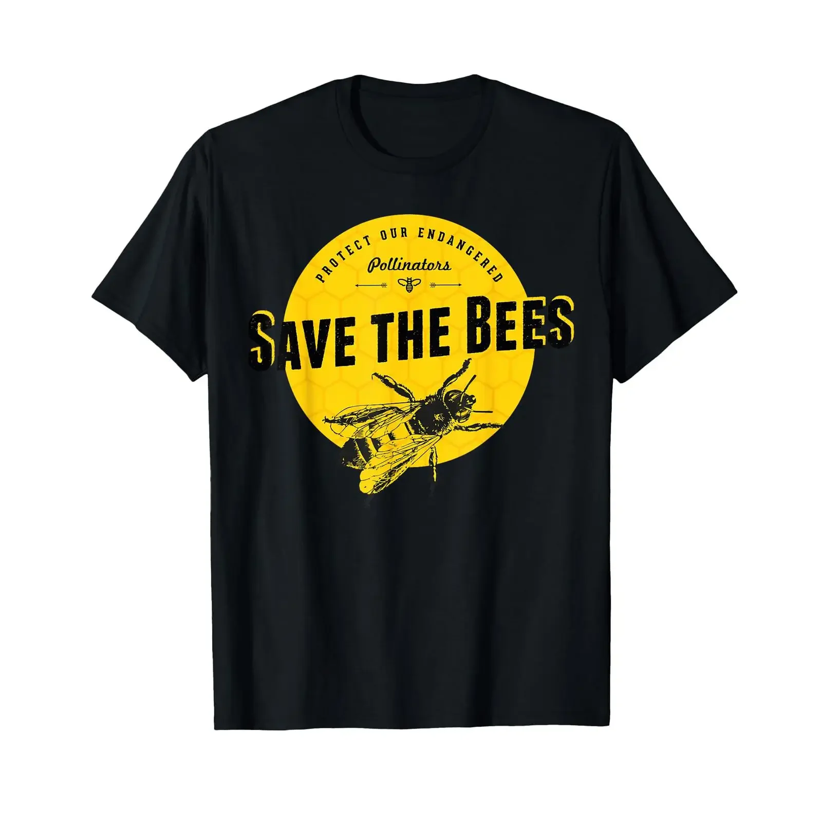 Save the Bees T Shirt Our Endangered Pollinators vintage Washed designer clothes Top For Everyday Wear Slightly Stretched