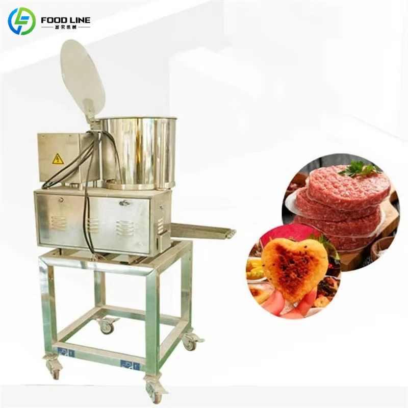 Customized Automatic Hamburger Fish Patty Forming Meat Pie Molding Chicken Nugget Cutlet Schnitzel Plant Food Making Machine