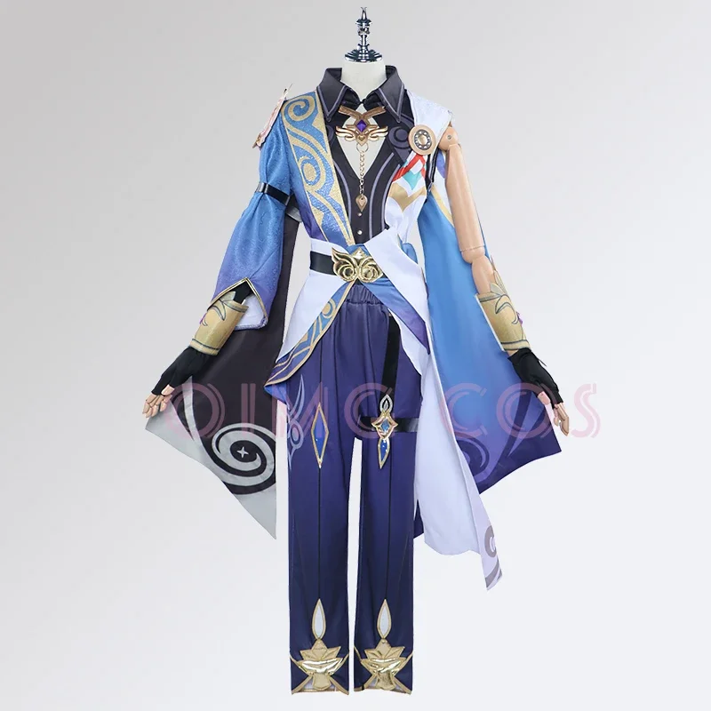 Dr Ratio Cosplay Costume Honkai Star Rail Carnival Uniform Wig Anime Halloween Costumes Men Game Character Outfits