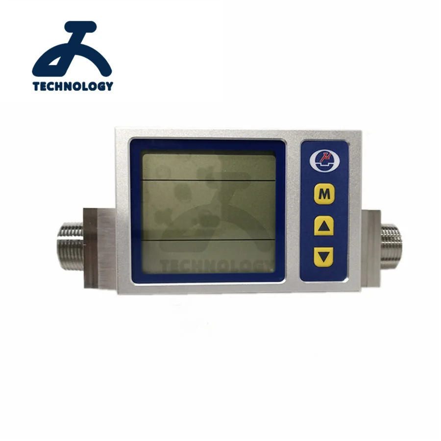 ZYSENSOR electronic flowmeter display type 27-800SLPM R485 output NPT3/4 thread MF5619-N800BDN2