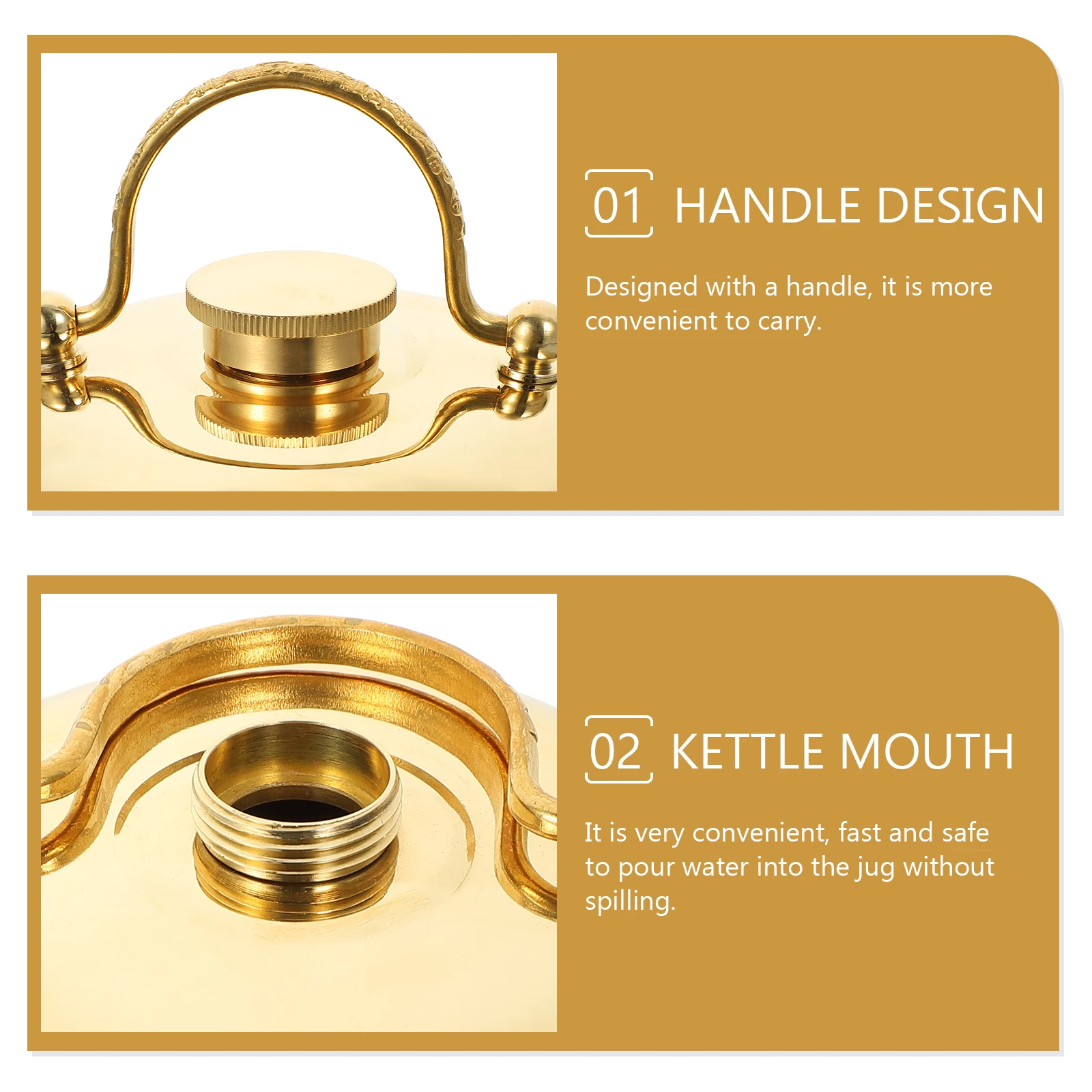 

Premium Copper Hot Water Stove Reusable Hand Warmer For Winter Feet Warmth Portable Metal Thermal Bag Office Home Gift