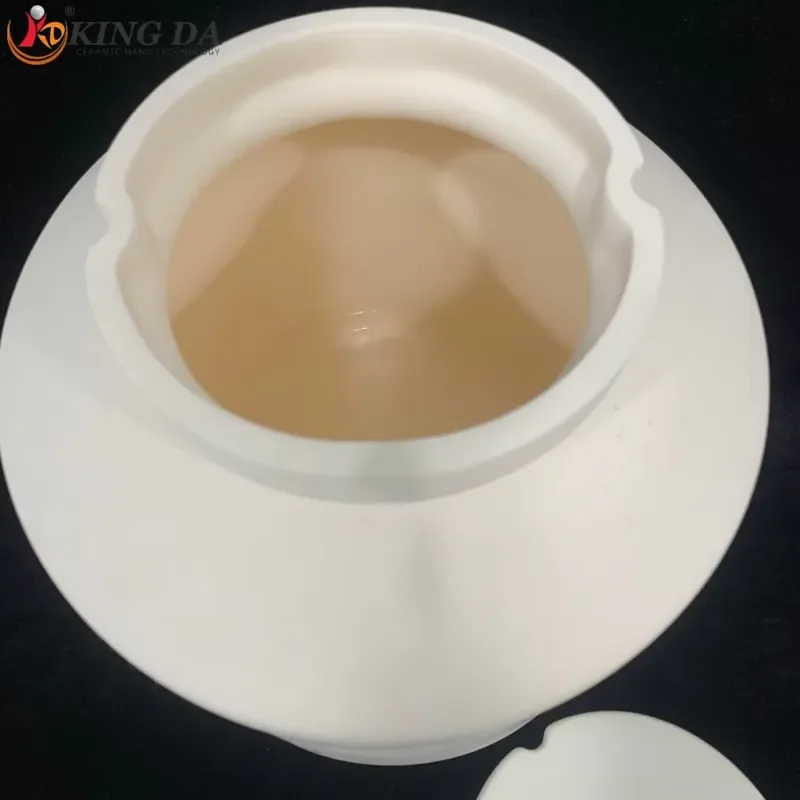 i Durable High Alumina Ceramic Ball Mill Drum-Industrial Grinding Jar for Fine Powder Processing Ceramic Parts Welding