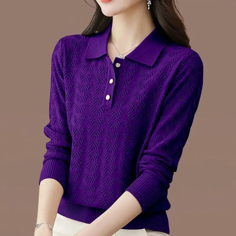 

V-neck Knitted Pullovers Solid Soft Knitwear Bottoming Shirts Ladies Jumpers Basic Sweaters Women Sweater 2025 Autumn Loose