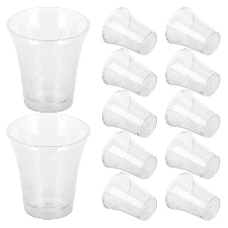 

VOFUN-Sacrament Supplies для церемоний дегустации крещения, 200 шт., пластиковые чашки для причастия, прозрачные одноразовые стаканы для церкви