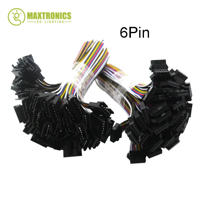 Free Shipping 2pin 3pin 4pin 5pin 6pin Male/Female JST SM 2 3 4 5 6pin Plug Connector Wire and Cable for Led Strip Light Drivers