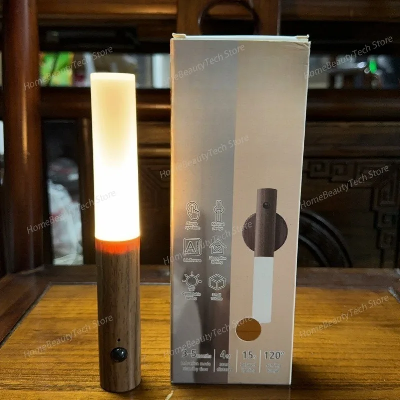 Creative, Modern,simple and Intelligent Human Body Sensor Light,led Charging Night Light,staircase Corridor Acrylic Wall Lamp