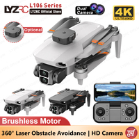 LYZRC L106 PRO/ MAX Brushless Motor Drone HD Dual Camera Switch 2.4GHz Intelligent 360° Obstacle Avoidance Portable RC Drone