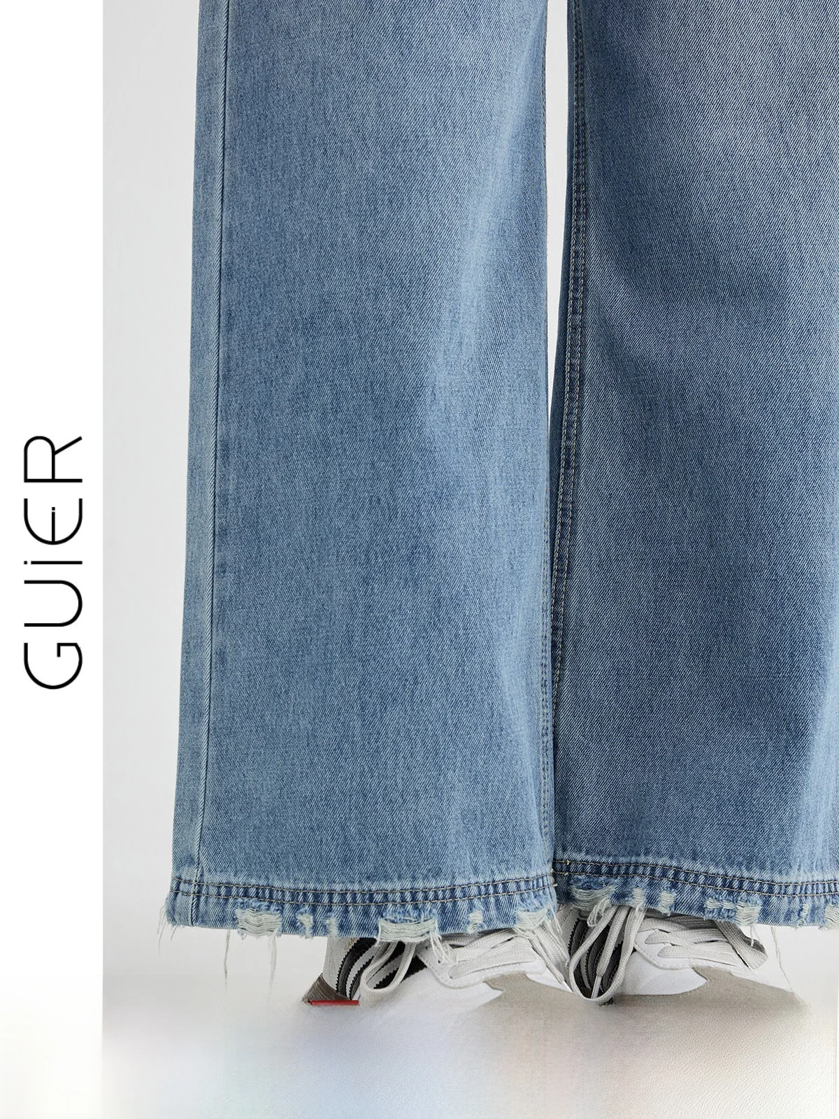

High Waist Straight Leg Blue Jeans Women's Summer 2026 New Retro Versatile Loose Wide Leg Pants Casual Fashionable
