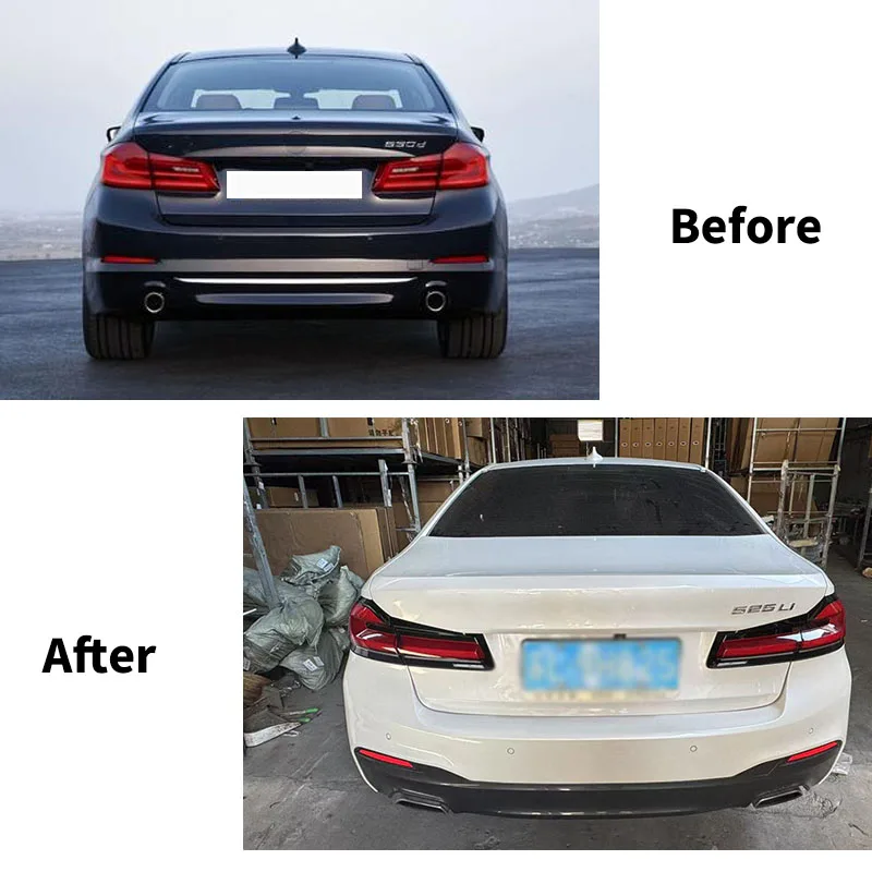 Car Accessories  LED Tail Lights For BMW 5 series G30 G38 2018-2020 Rear Lamps DRL Plug And Play Flashing steering 2PCS/SET