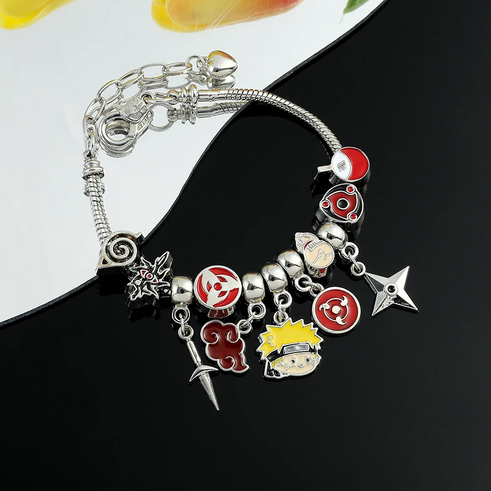 New Collection of Creative DIY Anime Cartoon Style Cool Fashion Decorative Bracelets for Men and Women, Holiday Gifts view 5