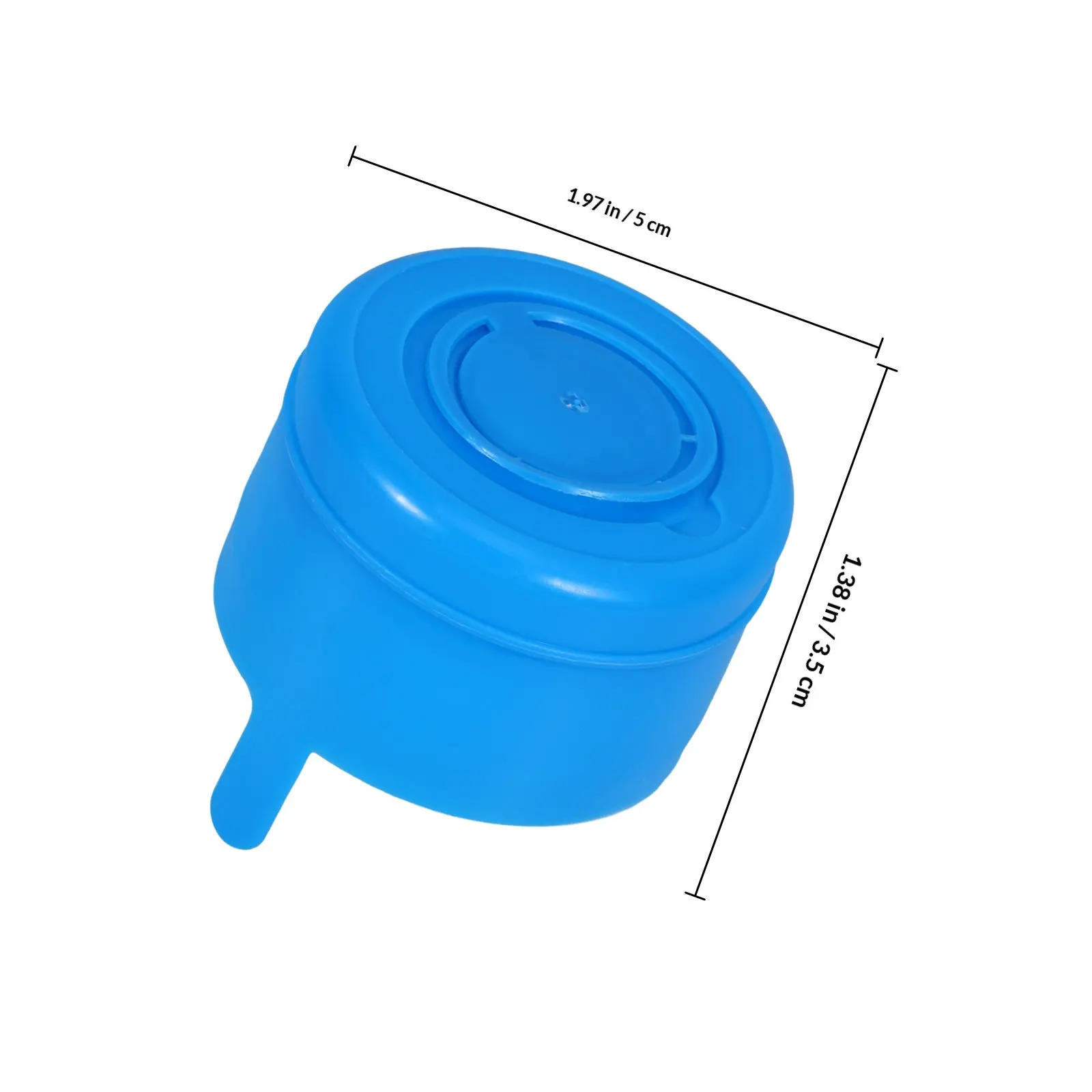 25Pcs Pure Bucket Screw Caps Reusable Replacement Water Dispenser Bottle Covers Sealing Non-Spill for 18.9L Jugs
