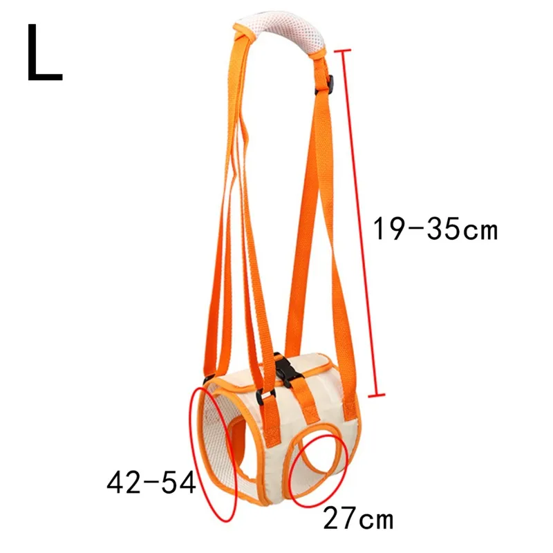 뒷다리 장애인을 위한 유용한 반려동물 견인 보조 벨트, 재활 운동 밸런스 하네스, 노인 개 