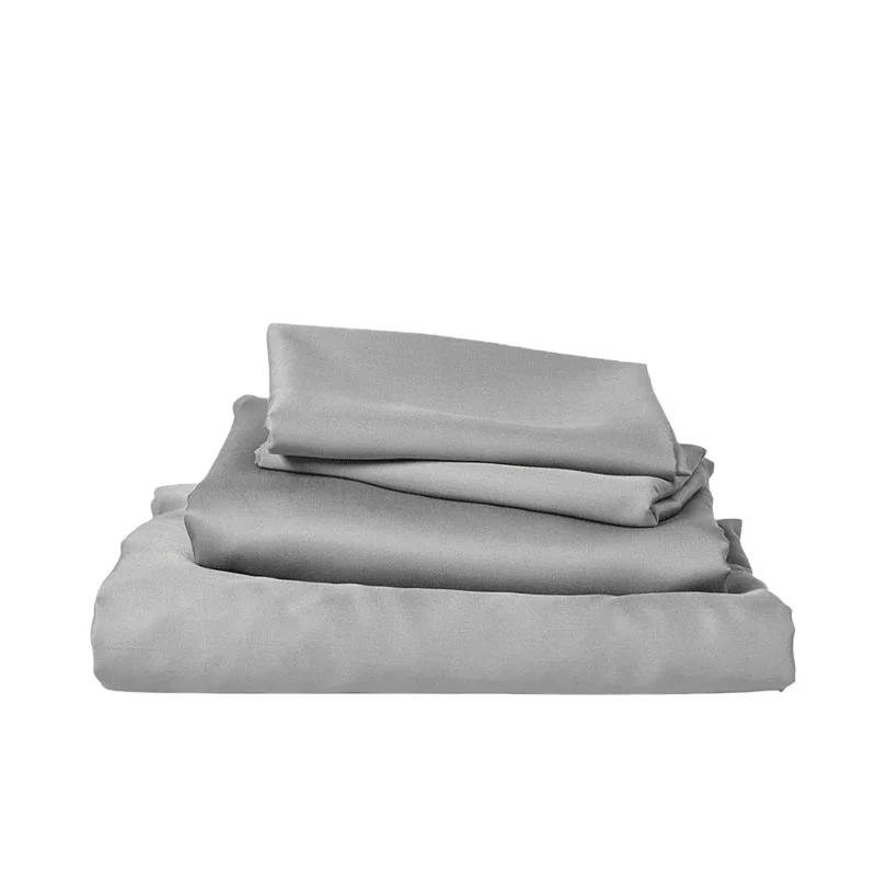 

Duvet Cover Set Pillowcase 4 Pieces Bed Sheet Lyocell Bedding Set Organic Bamboo Woven 60 Solid Grade a Use Bamboo Bag 20 Sets