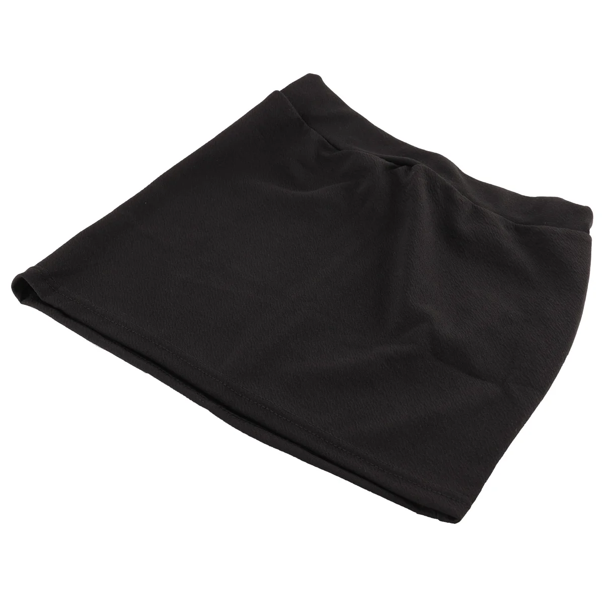 

ABQR Womens Sexy Mini Skirt Girls Slim Seamless Stretch Tight Short Fitted Skirt New black