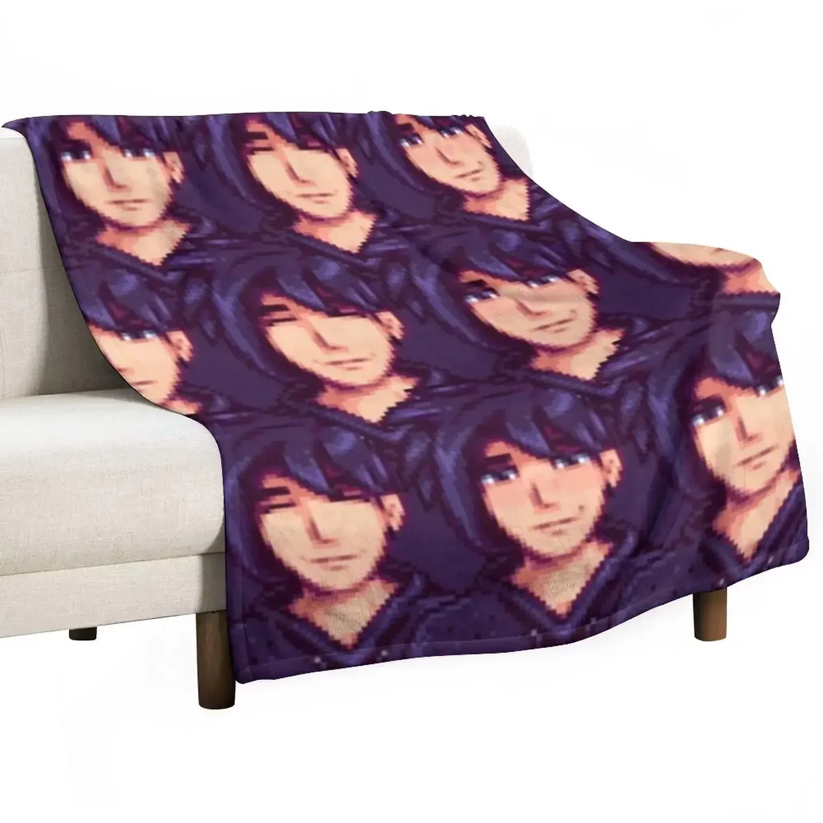 Stardew Valley: Sebastian Throw Blanket Summer Beddings Decorative Sofa manga For Sofa Thin Loose for sofa Blankets