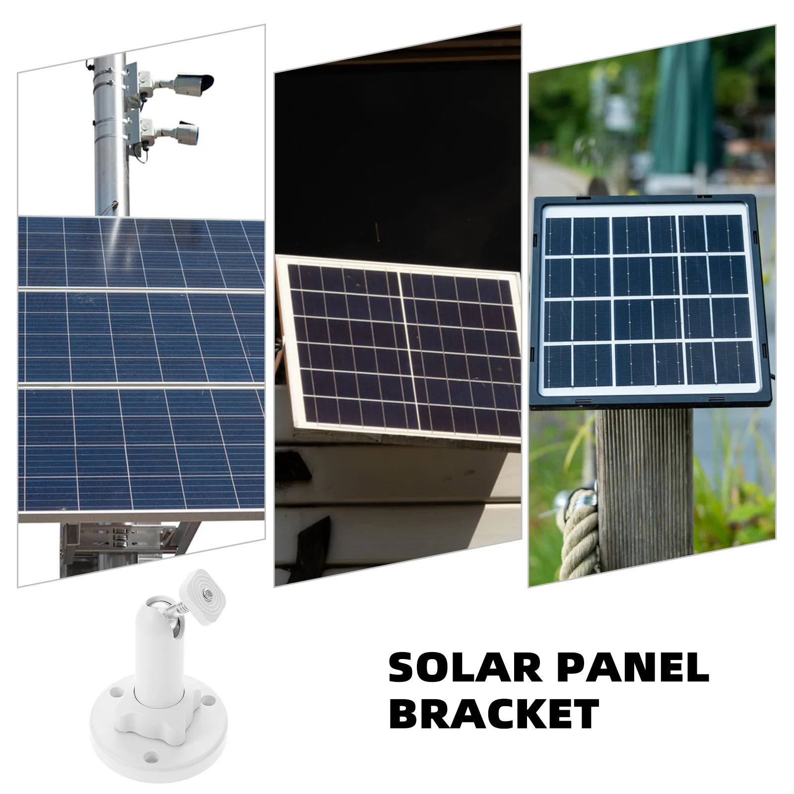 

Security Camera Solar Panel Mount Bracket Adjustable Wall Ceiling Mount Universal Outdoor Solar Panel Rack Holder