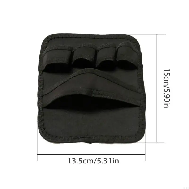 Neoprene Gym Palms Grip for Rows and Kettlebell Swing, Raising Grip Pattern with Padded Hand-Contact Coverage Layer 69HD